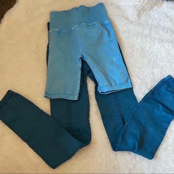 Free People movement good karma leggings and bike shorts - Picture 2 of 5